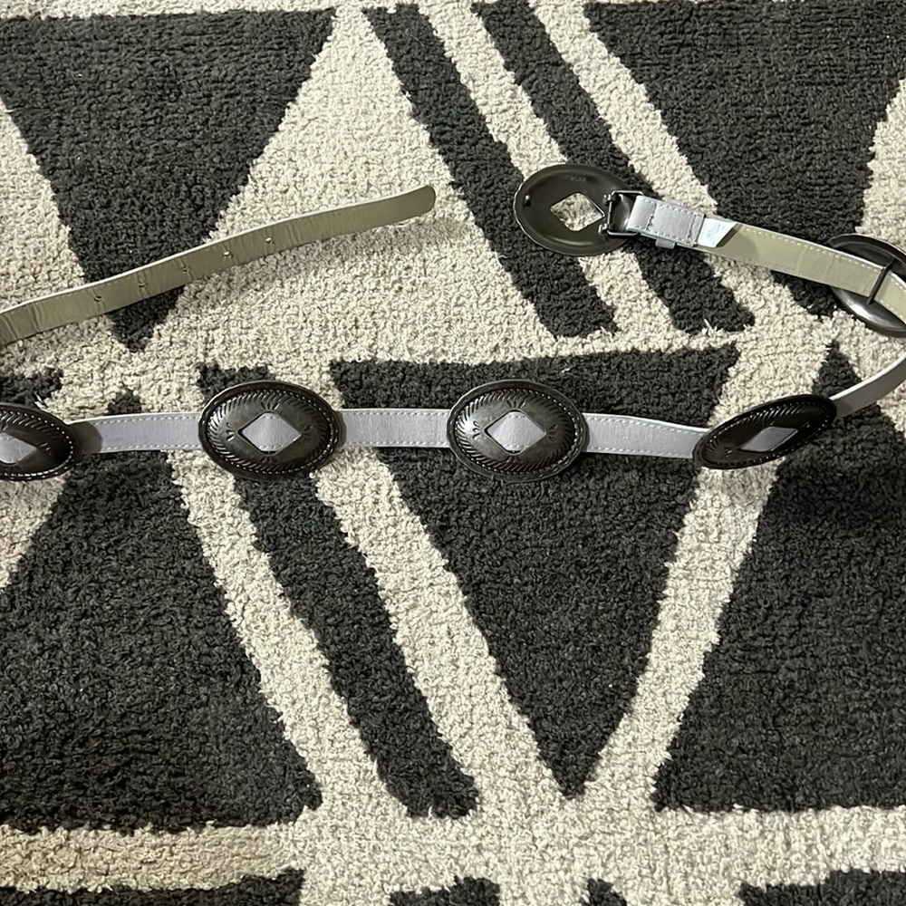 Grey Concho Belt